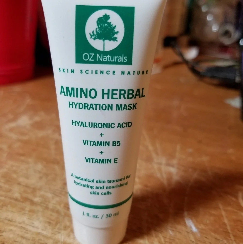 OZ Naturals Amino Herbal Hydration Mask 30ml New Tube
